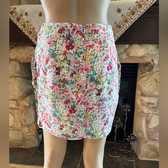 Forever 21 floral cotton flare skirt M - Picture 10 of 12